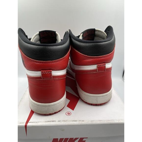 Brand New Nike Air Jordan 1 High Retro OG Heritage Red White Men’s Size 10.5 main image 7